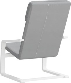 vidaXL Πολυθρόνα Relax Ανοιχτό Γκρι Υφασμάτινη
