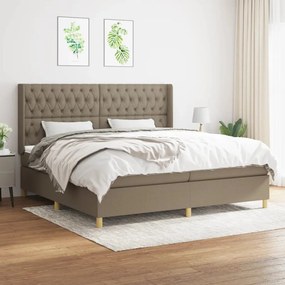 ΚΡΕΒΑΤΙ BOXSPRING ΜΕ ΣΤΡΩΜΑ TAUPE 200X200 ΕΚ. ΥΦΑΣΜΑΤΙΝΟ 3132261