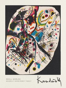 Εκτύπωση έργου τέχνης Small Worlds - Wassily Kandinsky, (30 x 40 cm)