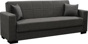 Σετ σαλονιού 2τεμ Vox pakoworld ύφασμα σε ανθρακί απόχρωση