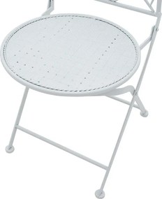 Τραπεζαρία Walen σετ 3τεμ μέταλλο λευκό