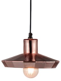 Φωτιστικό Οροφής Style KS174522PC Bronze Metal, Glass