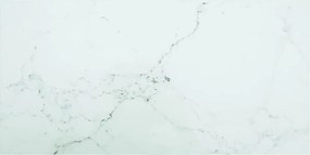 vidaXL Επιφάνεια Τραπεζιού Λευκή 100x50εκ 6χιλ Ψημ. Γυαλί Μαρμ. Σχέδιο