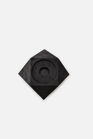 Stewehome Κερί από μέταλλο Μαύρο 10x10x8.5 cm