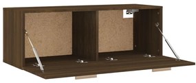 vidaXL Ντουλάπι Τοίχου Καφέ Δρυς 100x36,5x35 εκ. Επεξεργασμένο Ξύλο