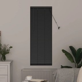 vidaXL Ρολό Παραθύρου με κουρτίνες Άλλο Μαύρο 80 x 130 εκ Αλουμίνιο