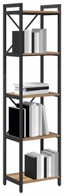 vidaXL Βιβλιοθήκη artisan δρυς 40 x 30 x 153 εκ Επεξεργασμένο ξύλο
