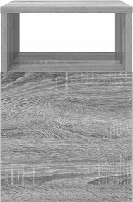 vidaXL End Table 2 pcs Γκρίζο Σονομα 30,5 x 30 x 45 εκ