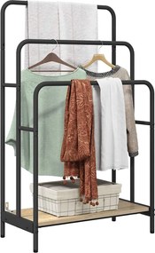 vidaXL Ράφι Ρούχων Δρύς Sonoma 60 x 30 x 100,5 εκ Επεξεργασμένο ξύλο