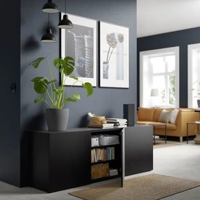 BESTÅ σύνθεση αποθήκευσης με πόρτες, 180x42x65 cm 393.249.80