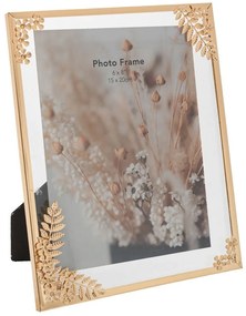 Κορνίζα Σχέδιο Λουλούδι 89380 15x20cm Gold Μέταλλο