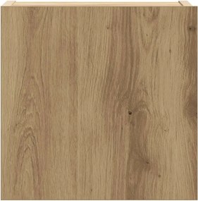 vidaXL Σετ ντουλαπιών τηλεόρασης 6 τεμαχίων Επιτοίχιο Τεχνικής Δρυς