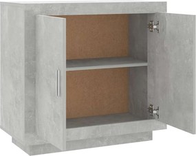 vidaXL Ντουλάπι Γκρι Σκυροδέματος 80x40x75 εκ. Επεξεργασμένο Ξύλο