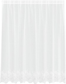 vidaXL Κουρτίνα Δαντέλας με κουρτίνες Λευκό 140 x 200 cm Πολυεστέρας