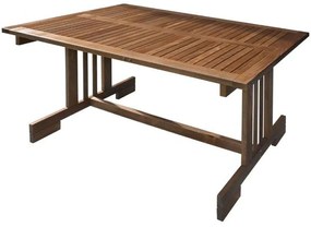 Τραπέζι Κήπου Borneo 898-123-003 140x80x72cm Walnut