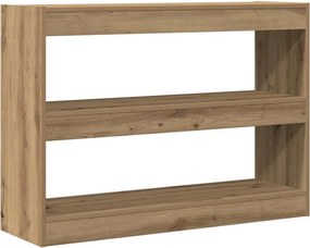 vidaXL Βιβλιοθήκη 2 επιπέδων 100 x 30 x 72 εκ Επεξεργασμένο ξύλο