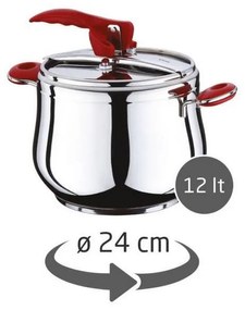 ΧΥΤΡΑ ΤΑΧ/ΤΟΣ 12lt (Φ24cm) ESILA 18/10 - Isfa