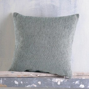 Μαξιλαροθήκη Διακοσμητική Honey Brown Grey Ρυθμός 40Χ40 Chenille,Cotton,Polyester