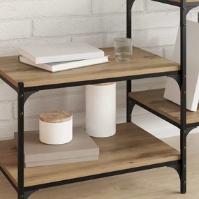 vidaXL Ράφι Βιβλίων 3 επιπέδων 4 pcs 60 x 40 x 1,5 cm Καφέ