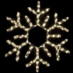 Χριστουγεννιάτικα Λαμπάκια Με Σχήμα Snowflake 144 Led X081814411 56+150cm 25,2W Clear Aca