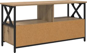 vidaXL Ντουλάπι TV 90 x 33 x 45 εκ Artisan Oak