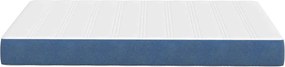 vidaXL Στρώμα Κρεβατιού με στρώμα Μπλε 120 x 190 cm ύφασμα