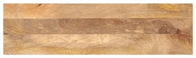 vidaXL Επιφάνεια Τραπεζιού Ορθογώνια 120x20x2,5 εκ. Μασίφ Ξύλο Μάνγκο