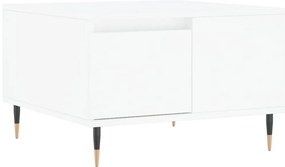 vidaXL Τραπεζάκι Σαλονιού Λευκό 55x55x36,5 εκ. από Επεξεργασμένο Ξύλο