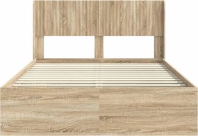 vidaXL Καλάθι με αποθήκη και κεφαλάρι Sonoma Δρυς 150 x 200 cm