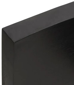 Επιφ Τραπεζιού Αν Καφέ 60x50x(2-6)εκ. Ακατέργ. Μασίφ Ξύλο Δρυός - Καφέ