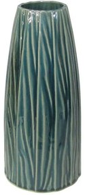 Διακοσμητικό Βάζο 003-123-041 15,7x15,7x34cm Green Ceramic