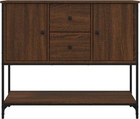 vidaXL Ντουλάπι Καφέ Δρυς 100x36x85 εκ. από Επεξεργασμένο Ξύλο