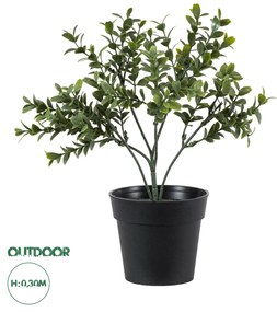 GloboStar® Artificial Garden BUXUS 20388 Τεχνητό Διακοσμητικό Φυτό Πυξός Υ30cm