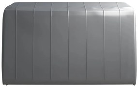 vidaXL Τέντα Αποθήκευσης Γκρι 370 x 370 εκ. Ατσάλινη