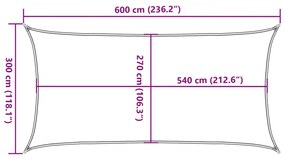 Πανί Σκίασης Ανοιχτό Πράσινο 3 x 6 μ. από HDPE 160 γρ./μ² - Πράσινο