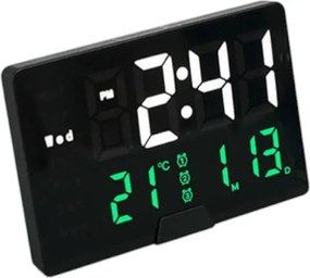 Ψηφιακό ρολόι - Ξυπνητήρι - 6627 - 466271 - Black