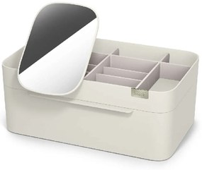 Θήκη Οργάνωσης Καλλυντικών Viva 75005 12,7x29,8x19,5cm Με Καθρέφτη White Joseph Joseph Συνθετικό Υλικό