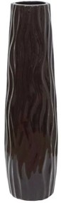 Βάζο Κύματα 15-00-19801-55 Φ17x58cm Brown Marhome Ceramic