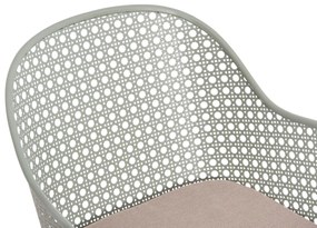 Σετ Κήπου Σαλόνι OREGO 3 τεμ. C21106.06 Αλουμίνιο σε Φυστικί χρώμα 58x55x83 εκ.