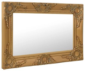 vidaXL Καθρέφτης Τοίχου με Μπαρόκ Στιλ Χρυσός 60 x 40 εκ.