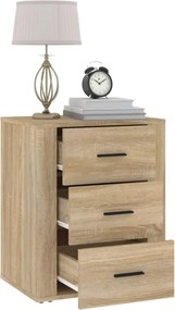 vidaXL Κομοδίνο Sonoma Δρυς 50x36x60 εκ. από Επεξεργασμένο Ξύλο