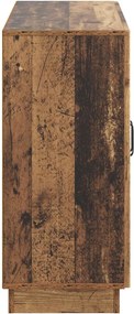 vidaXL Πλαϊνό γραφείο Παλαιωμένο ξύλο 89 x 34,5 x 77 εκ.