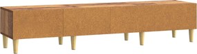 vidaXL Ντουλάπι TV 147 x 34,5 x 30 cm Παλαιωμένο ξύλο