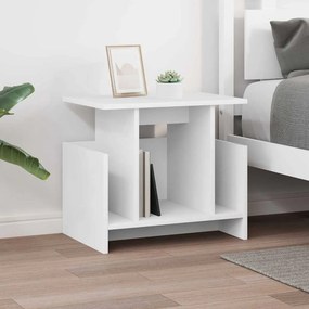 vidaXL Βάση TV 2 pcs Λευκό 50 x 35 x 45 cm Επεξεργασμένο ξύλο
