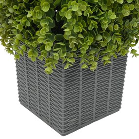 vidaXL Τεχνητό Φυτώριο Ευκάλυπτου με Γλάστρα 27x27x90 εκ. Πράσινο