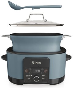 Ninja Foodi PossibleCooker 8in1 MC1001EU, 1200W, 8 l, 8 προγράμματα, Κεραμική επίστρωση, Χρονοδιακόπτης, Τριπλή θερμότητα σύντηξης, Μπλε/Μαύρο