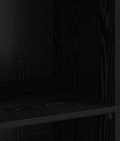 vidaXL Highboard Μαύρη Δρυς 70 x 41 x 124 εκ. Επεξεργασμένο Ξύλο
