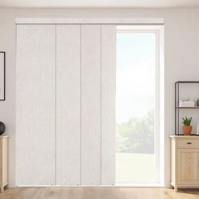 VEVOR Panel Track Blinds Extendable Track 116 to 218 cm W Trimmable Light Gray