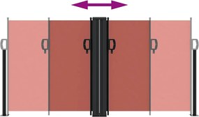 vidaXL Σκίαστρο Πλαϊνό Συρόμενο Τερακότα 120 x 1000 εκ.