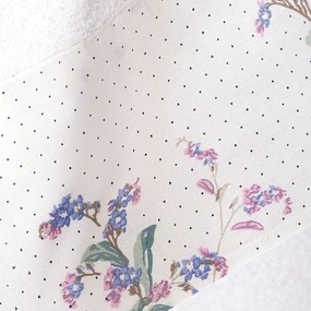 Πετσέτες Μπάνιου (Σετ 3τμχ) Rythmos Bouquet 500gsm Λευκό ΣΥΣΚΕΥΑΣΙΑ ΣΑΚΟΥΛΑ